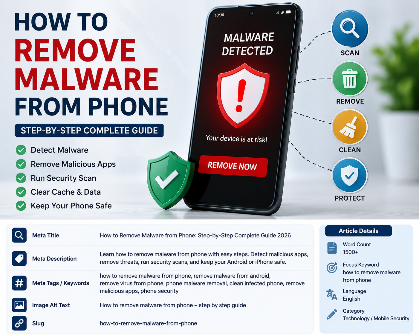 How to remove malware from phone step by step guide